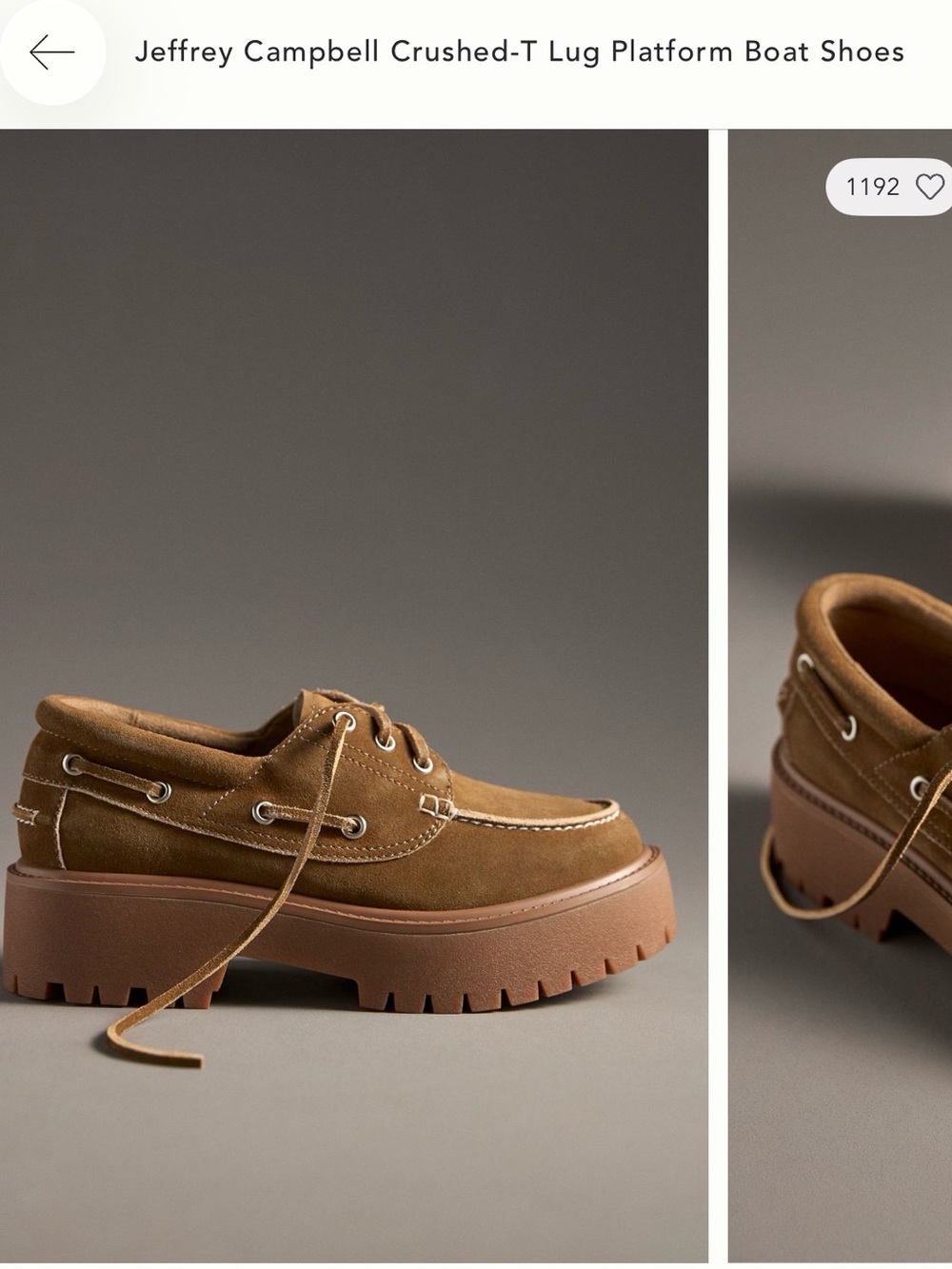 Jeffrey Campbell Crushed-T Lug Platform Boat Shoes - Picture 9 of 9